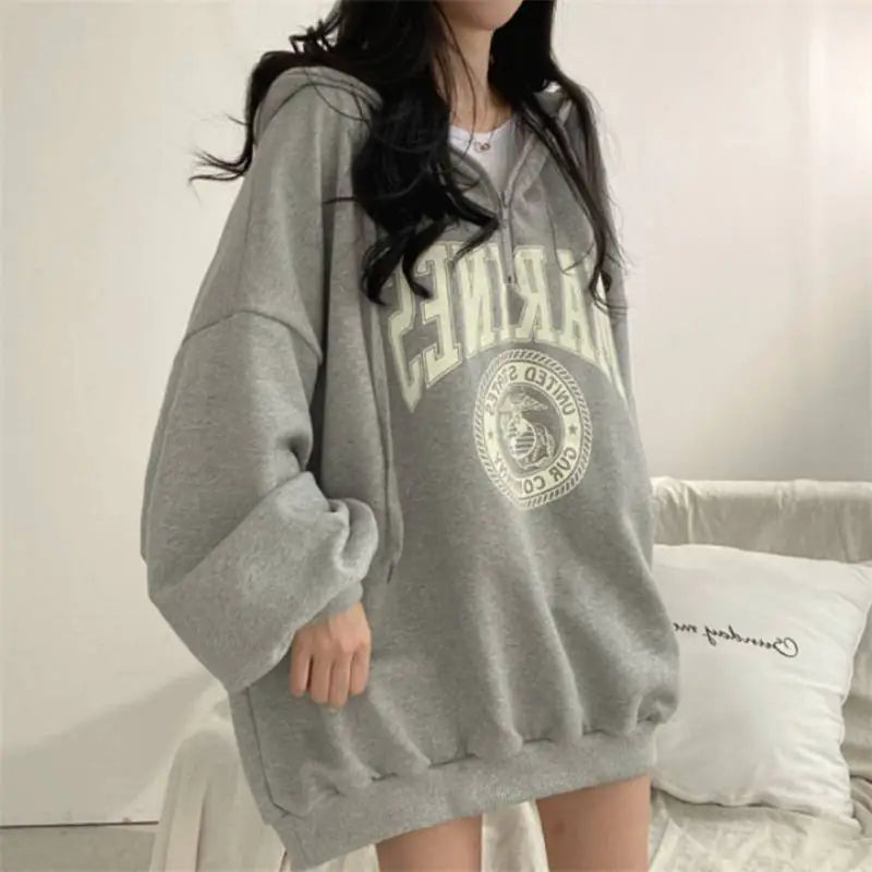 Hooded Women's Zipper Cardigan Sweater Jacket Design