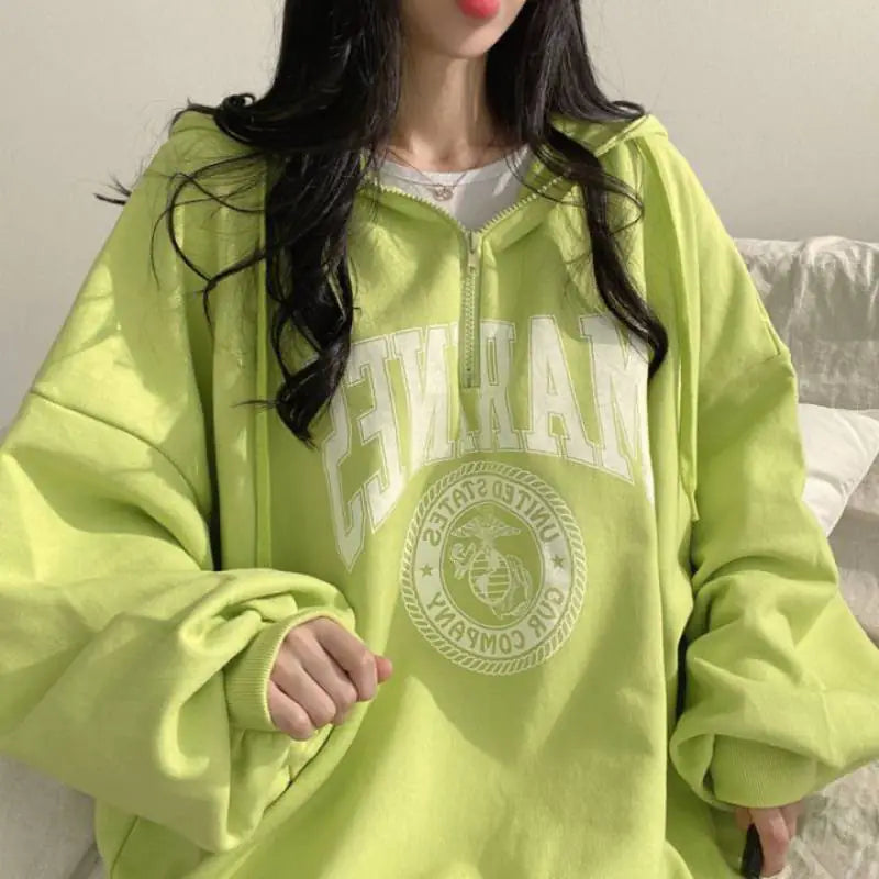 Hooded Women's Zipper Cardigan Sweater Jacket Design