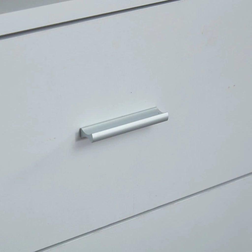 305 GreyCloset System: Walk-in Closet Organizer System with 4 Drawers Closet Kit with Shelves Hanging Rod Metal Handles Built-in Storage Organization 31.5"W x 15.7"D x 70.8"H