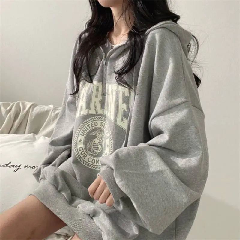 Hooded Women's Zipper Cardigan Sweater Jacket Design